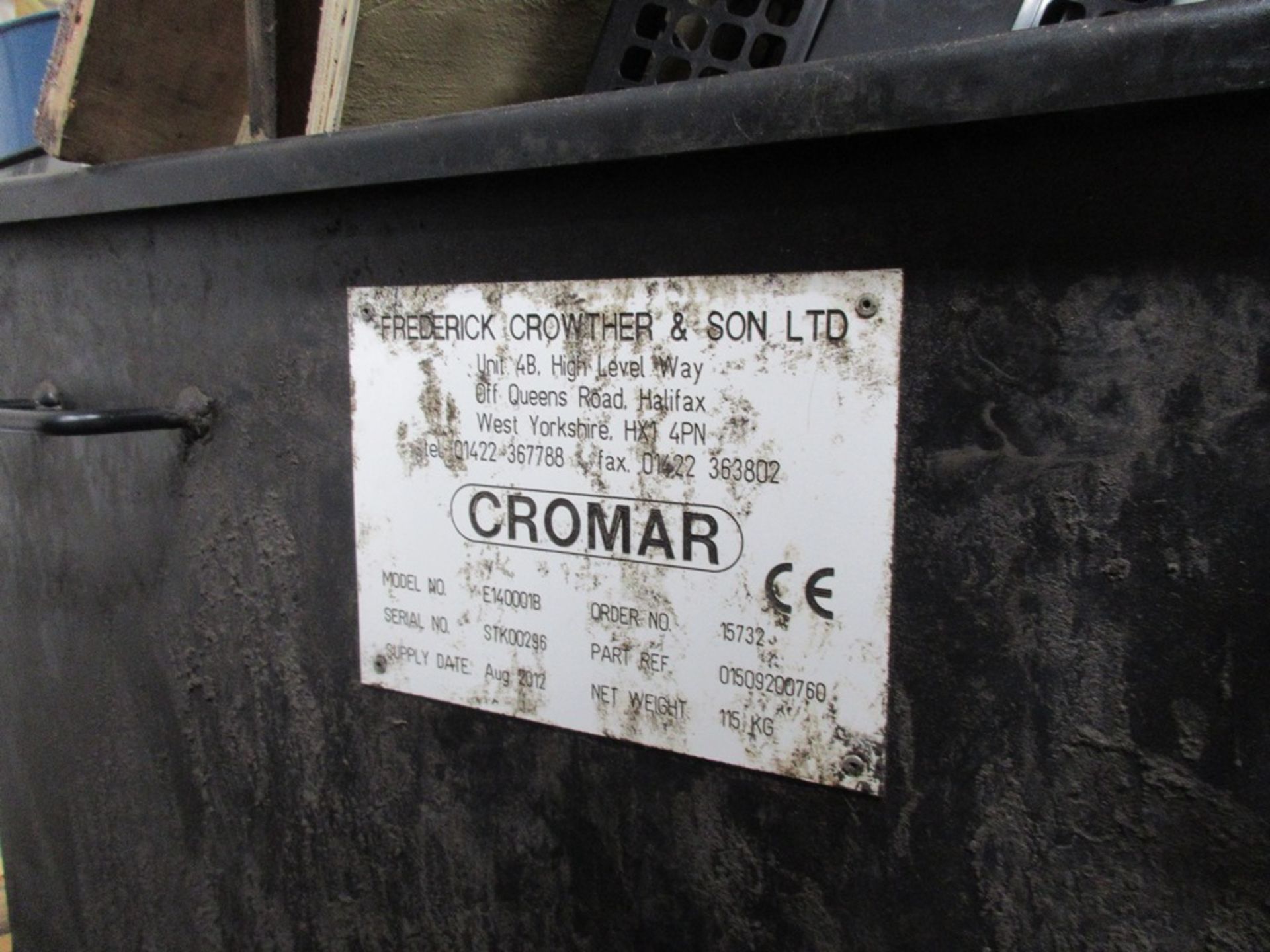 Cromber Forklift mobile swarf tipping skip - Image 2 of 3