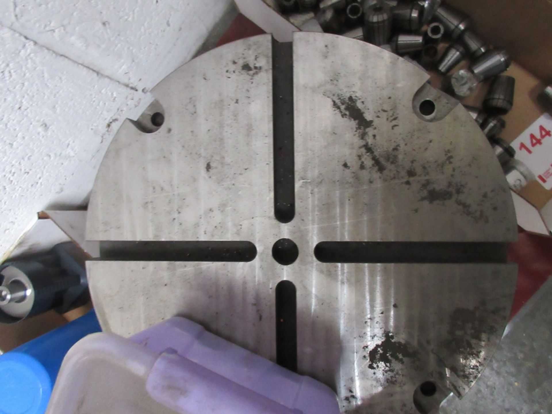 Ten steel machine fixing plates - Image 2 of 4