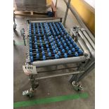 Flexible roller conveyor attachment