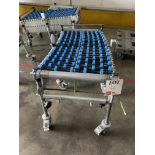 Flexible roller conveyor attachment