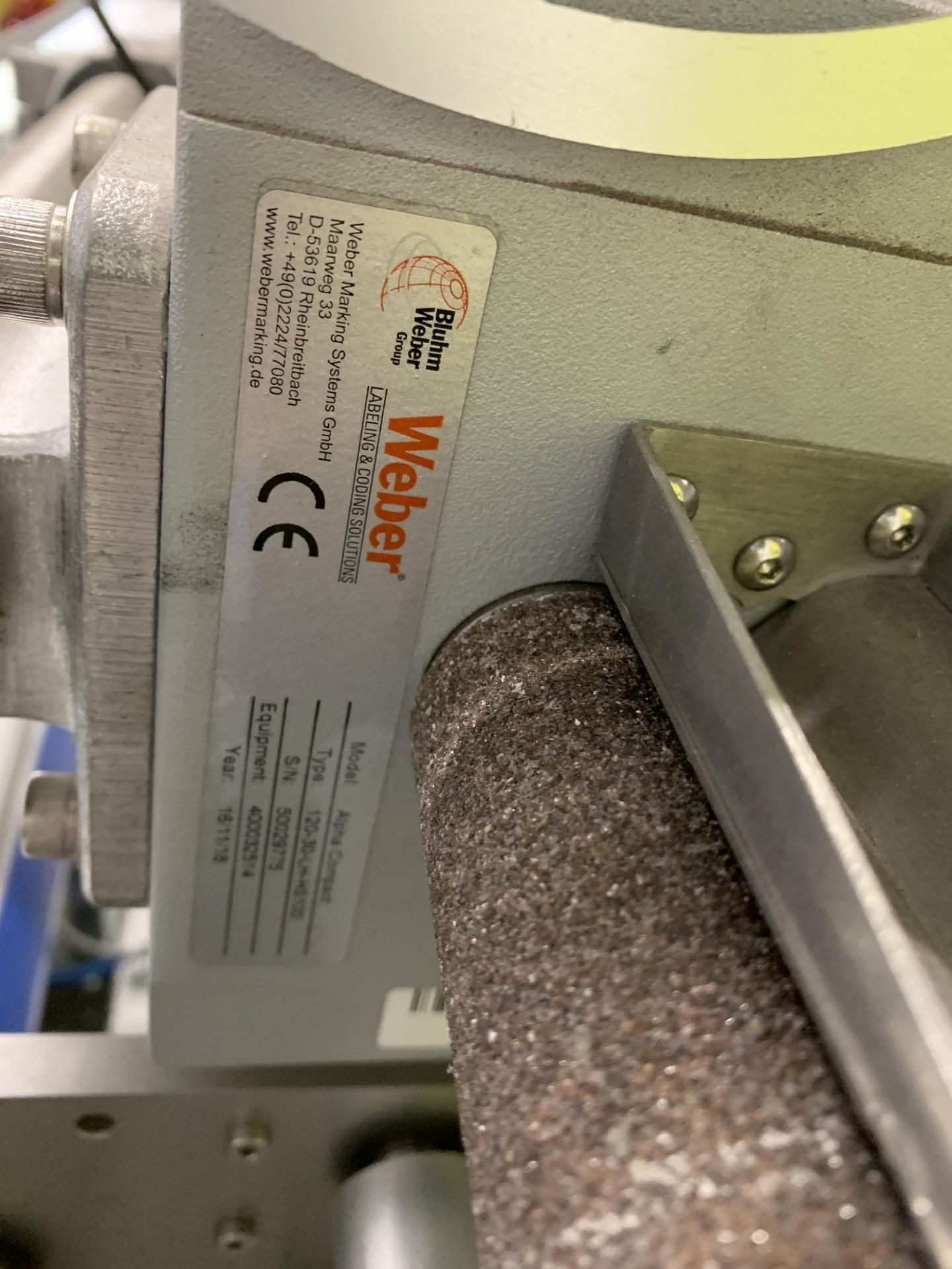 Weber Alpha compact labelling machine (2018) - Image 2 of 3