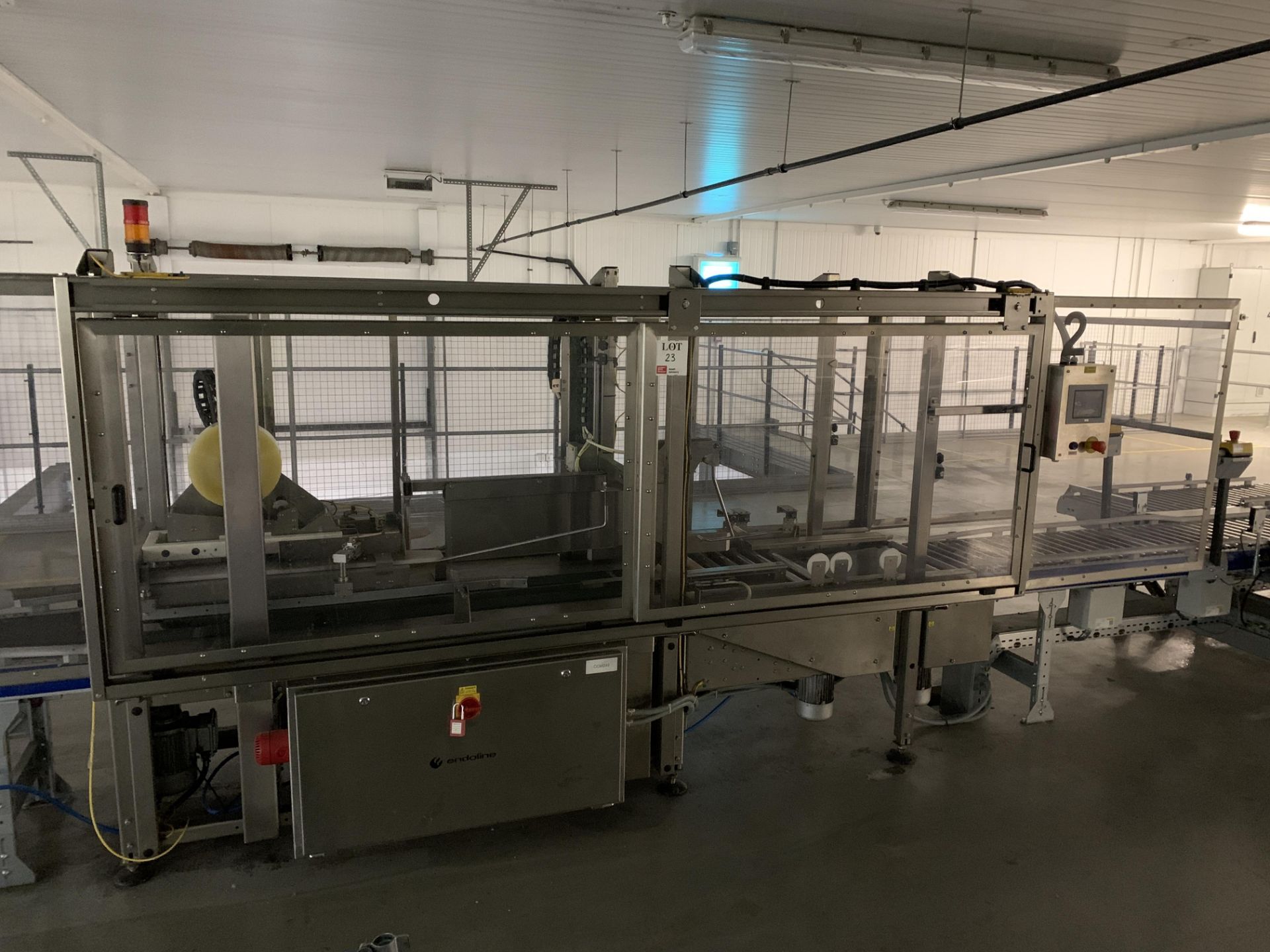 Endoline 704 box top closing and 70mm taping machine (2018)