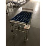 Flexible roller conveyor attachment