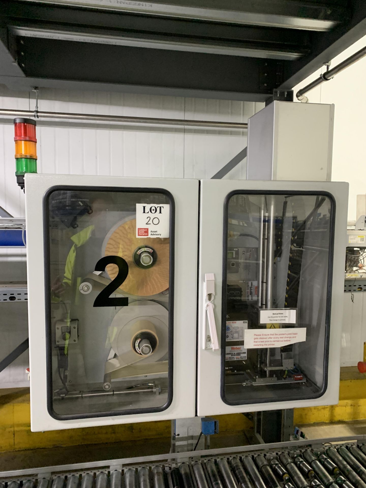 Weber 4050i CC shipping labelling section (2018)