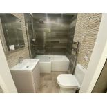 Rak Ceramics display bathroom to include Rak Ceramics cistern and toilet bowl, sink with pedestal d