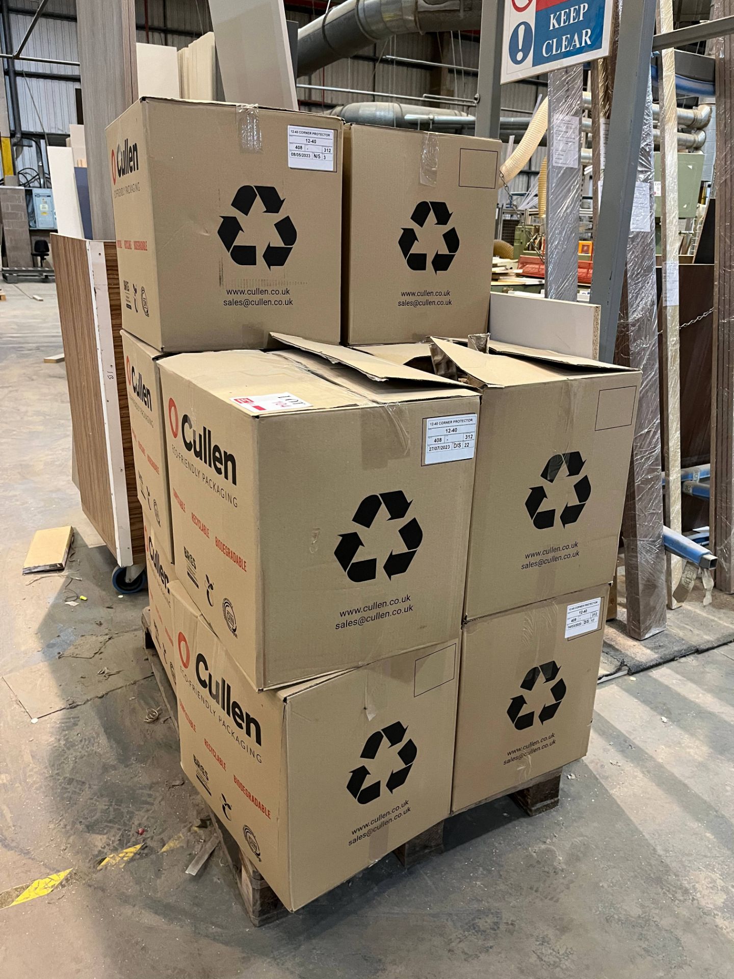 Pallet of Cullen cardboard packaging - Image 3 of 6