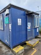 32ft X 12ft security cabin