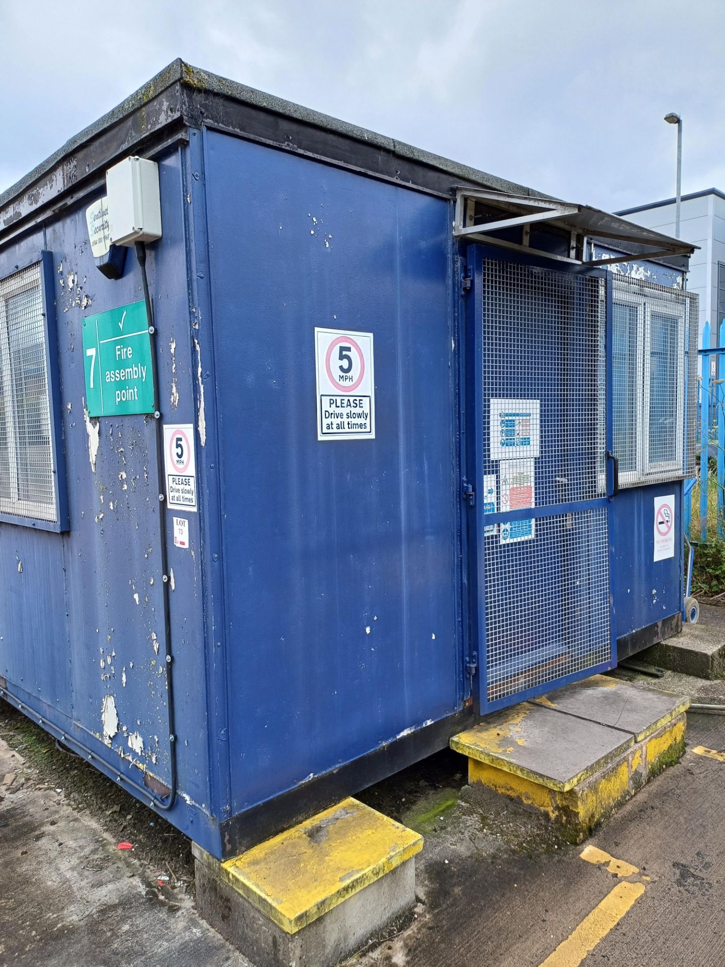 32ft X 12ft security cabin