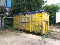 40 Yard RORO high sided covered skip with contents