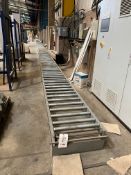 Single length of roller conveyor section