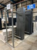 9 x Various single sided metal racks