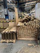 Part pallet of flat pack cardboard sleeve