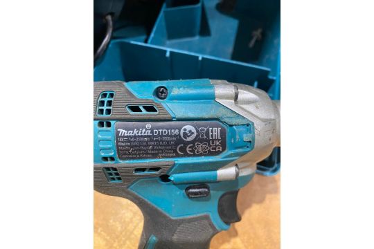 Makita DTD156 impact screw on jigsaw DVJ180 + charger DC185D - Image 5 of 10