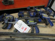 Quantity of Irwin quick release clamps
