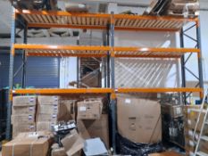 2 x Assorted Bays of Dexion Speedlock Pallet Racking, comprising 3 x Uprights (Approx. 4100 x 900)