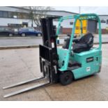 Mitsubishi FB16NT electric FLT, Year 2011, Serial EFB11 22748, Rated Capacity 1600kg, with Curtis