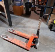 Unbadged Hand Hydraulic Pallet Truck (Orange)