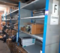 5 x Bays of Metal Shelving (Approx. 2445H x 1225W x 650D) (Contents not included)