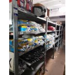 10 x Bays of Metal Shelving, located to Mezzanine (Approx. 1225W x 2000H x 800D) (Contents not