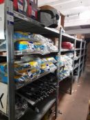 10 x Bays of Metal Shelving, located to Mezzanine (Approx. 1225W x 2000H x 800D) (Contents not