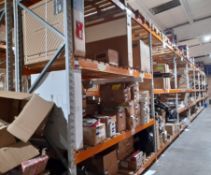 8 x Bays of Pallet Racking, comprising 9 x Apex UK 8 Uprights (Approx. 3600 x 1100) and 62 x