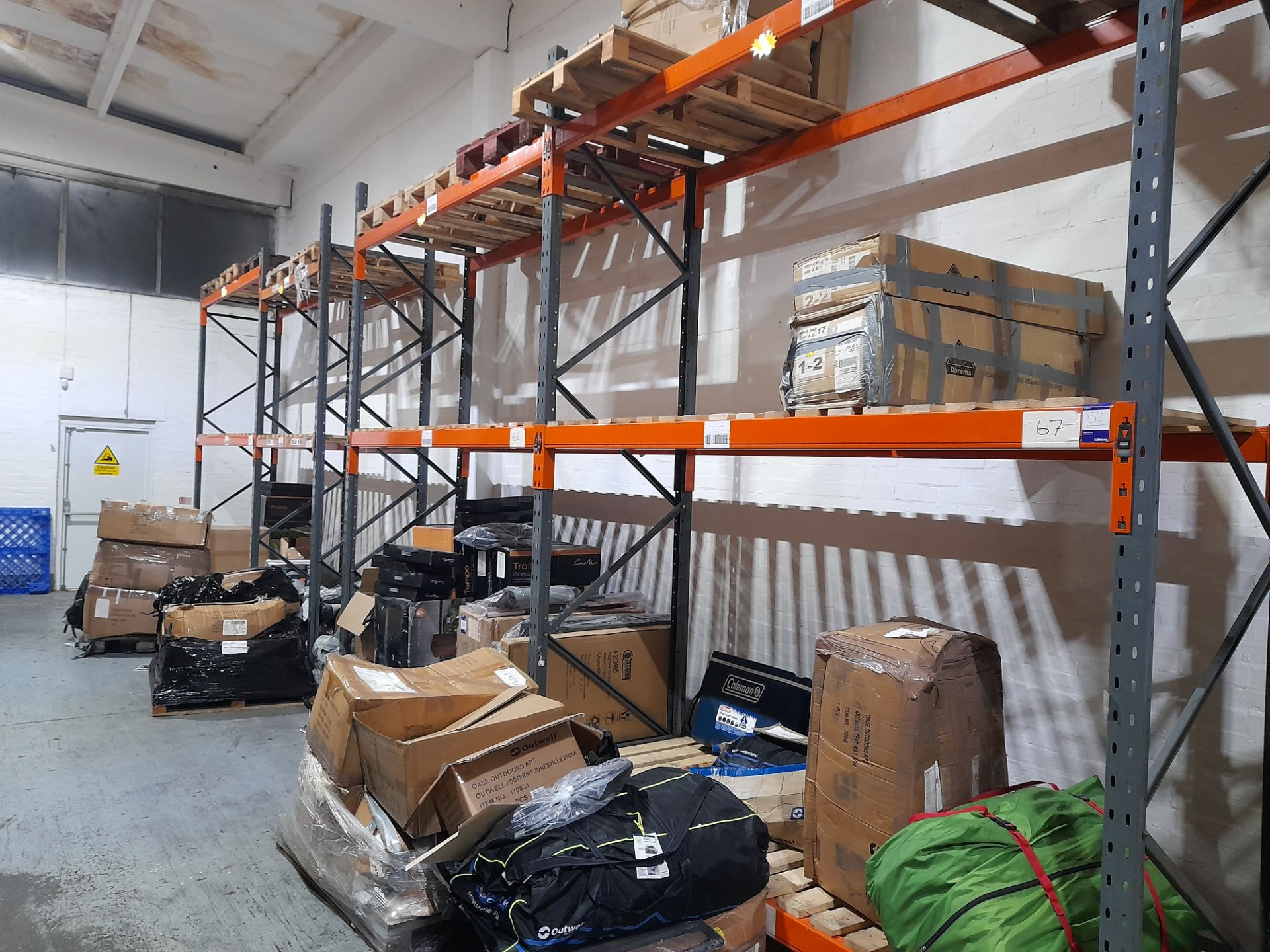 4 x Assorted Bays of Dexion Speedlock Pallet Racking, comprising 6 x Uprights (Approx. 3650 x 900)