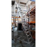 Lyte WS14 Mobile Warehouse Step, Open Height 3.42m