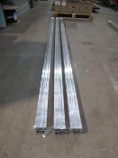 12x Schletter 3300mm Rails (3x packs of 4x rails)