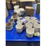 A Qty of Unboxed Cups & Saucers and Mugs (1 box)