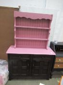 Two Drawer on Two Door Painted Welsh Dresser