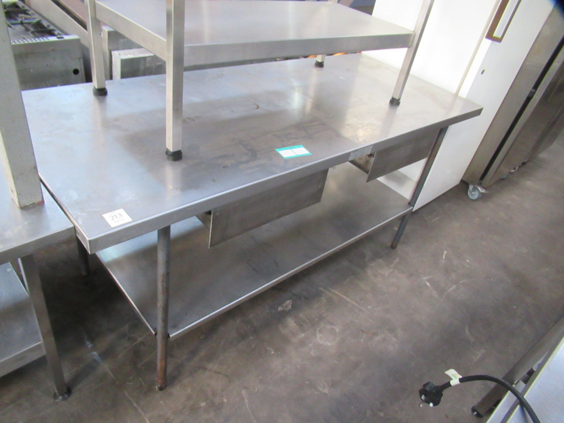 2x Commercial Catering Prep Tables - Image 5 of 8