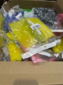 A Box of Various Coloured Waterproof Pouches