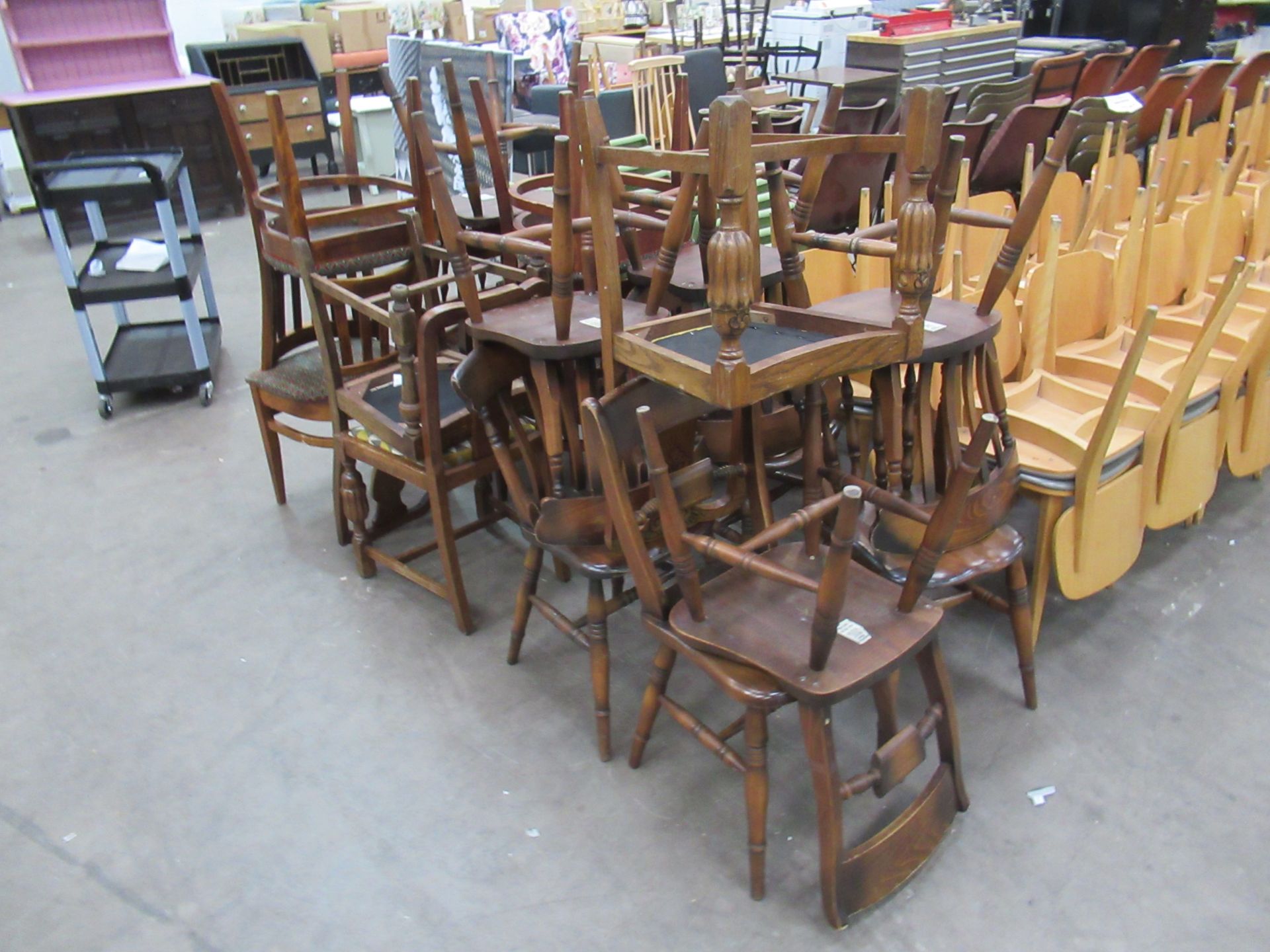 17x Various Wooden Chairs - Image 3 of 3