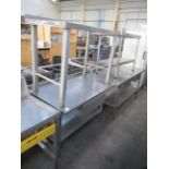 2x Commercial Catering Prep Tables