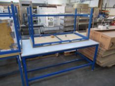 2x Fabricated Work Benches