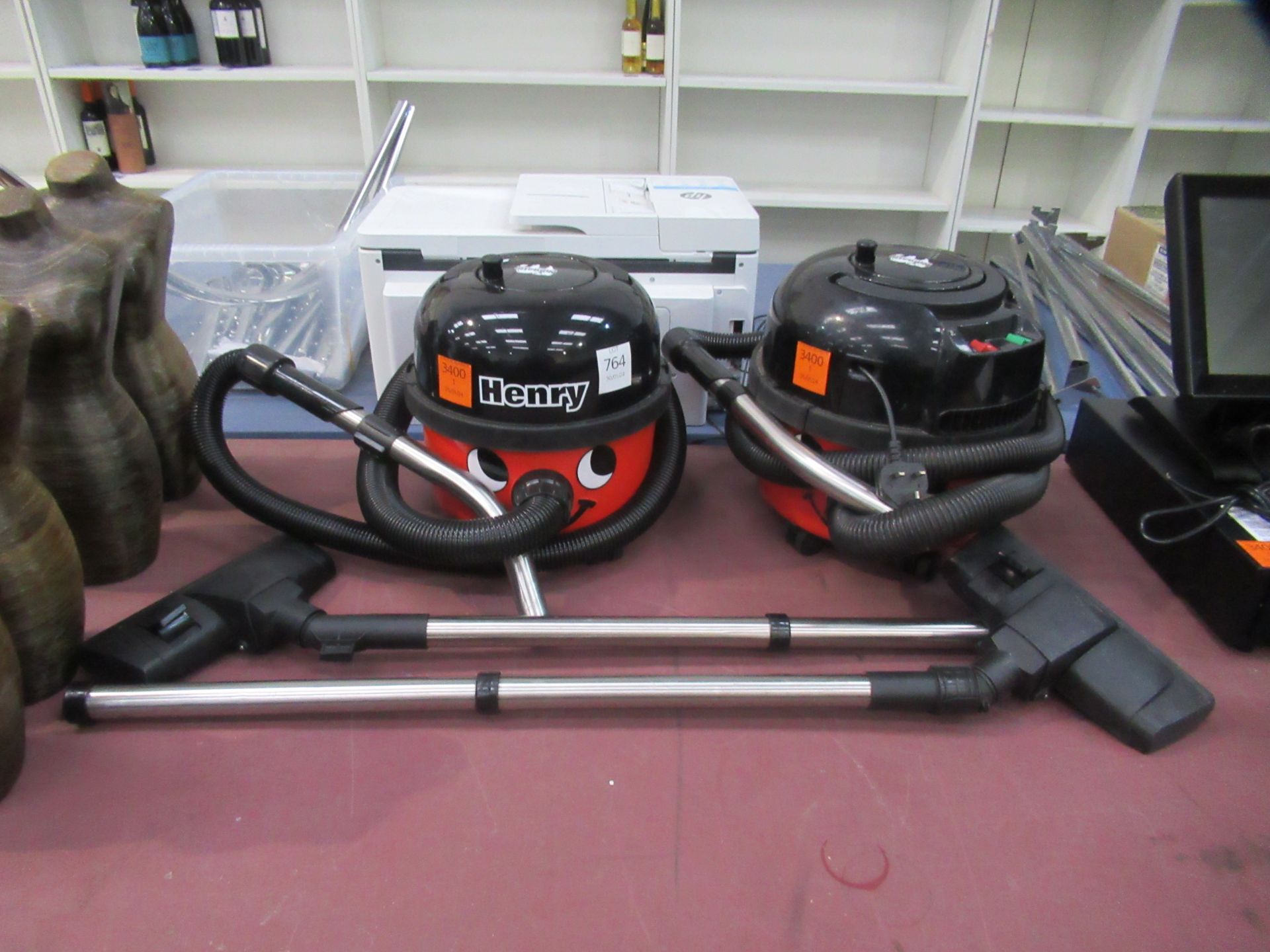 2x Numatic Henry Vacuum Cleaners