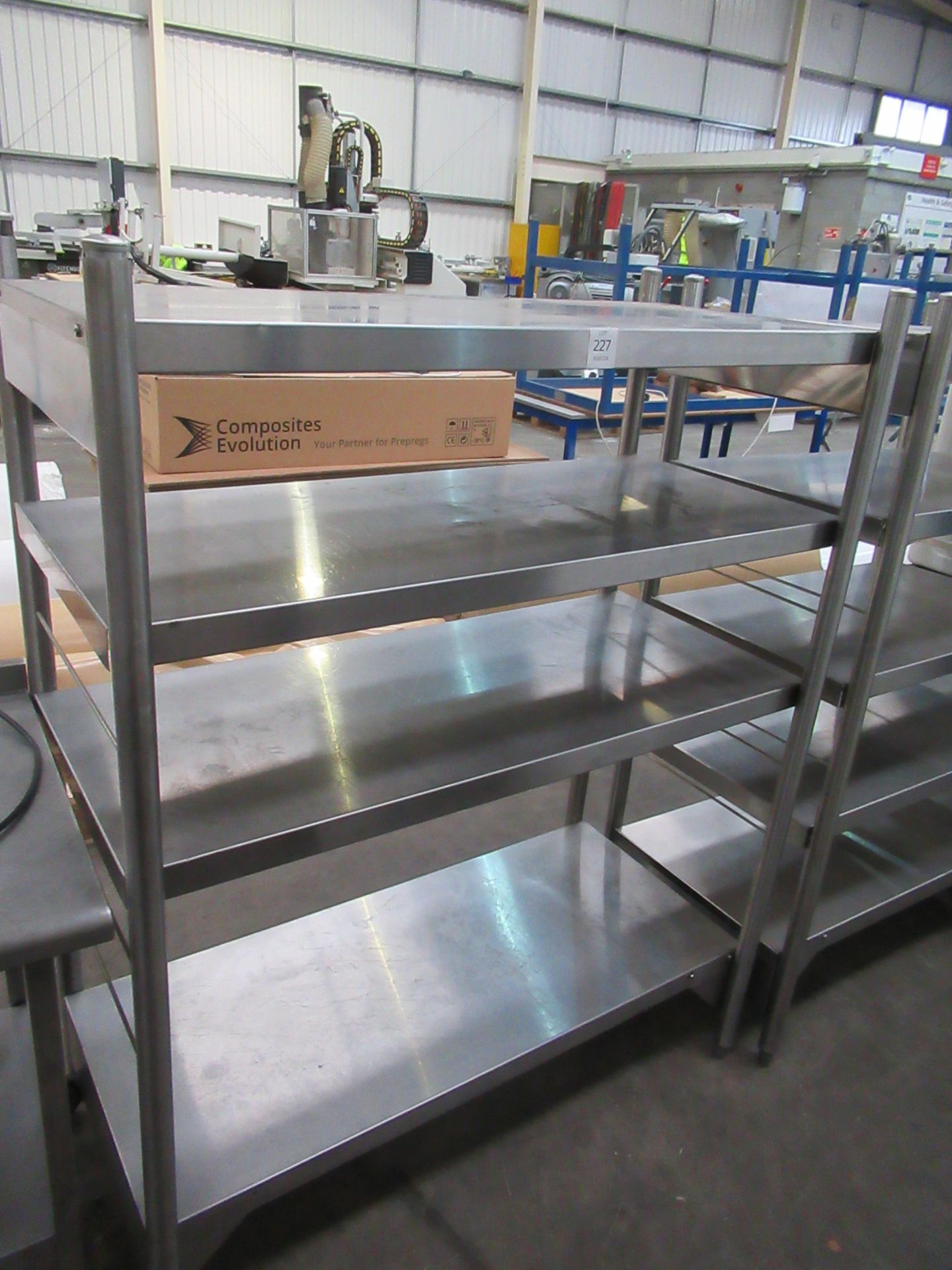 2x Stainless Steel Shelf Units - Image 2 of 3