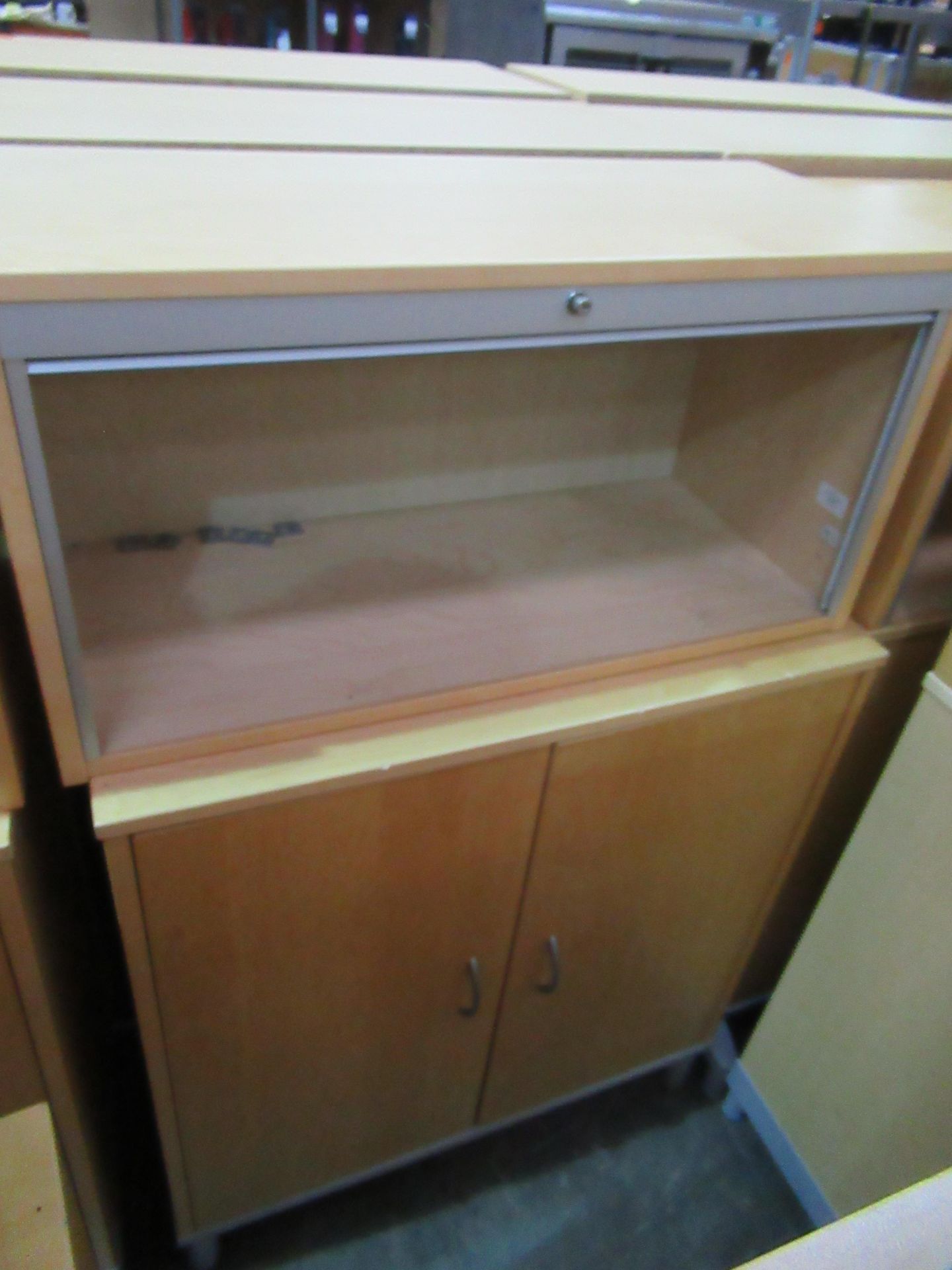 4x Two Door Office Cabinets with 4x Separate Tambour Cabinets - Image 5 of 5