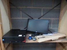 Fujitsu DTL2 PC, An AOC Monitor, Fujitsu Keyboard, Wired Mouse etc.