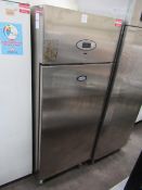 Foster Stainless Steel Single Door Commercial Mobile Refrigerator.