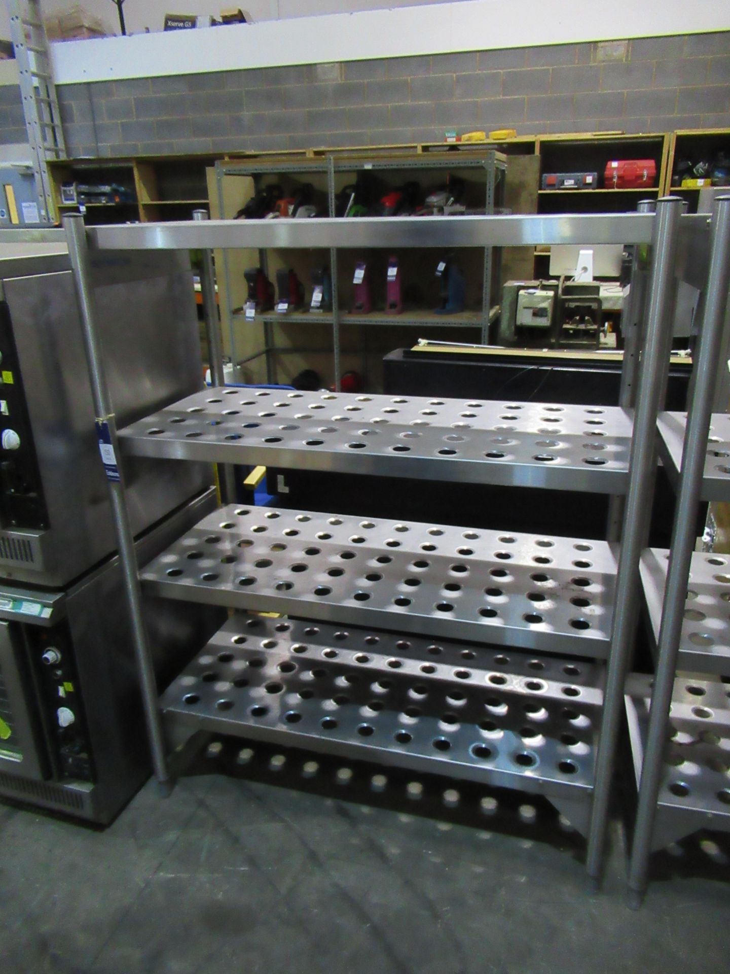 2x Stainless Steel Storage Racks - Image 2 of 3