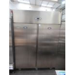 Foster Stainless Steel Double Door Commercial Mobile Freezer