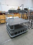 A 'Converted' IBC Display Unit on Castor Wheels