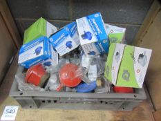 A Box of Various Gas Regulators