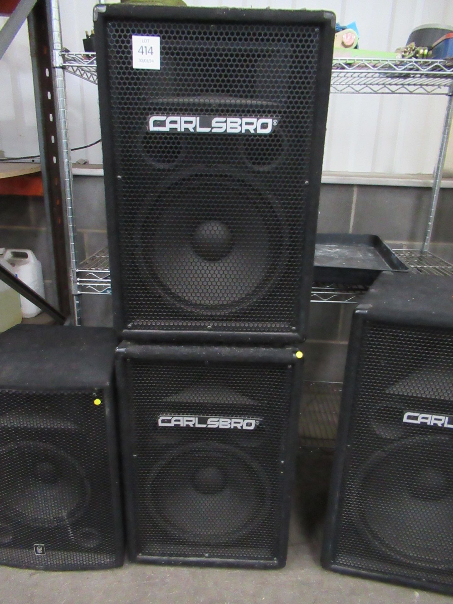 2x Carlsbro Speakers - no model numbers - Image 2 of 7