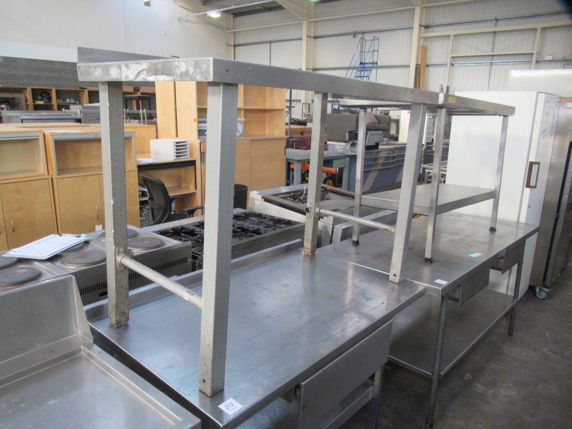 2x Commercial Catering Prep Tables - Image 2 of 6