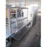 2x Commercial Catering Prep Tables