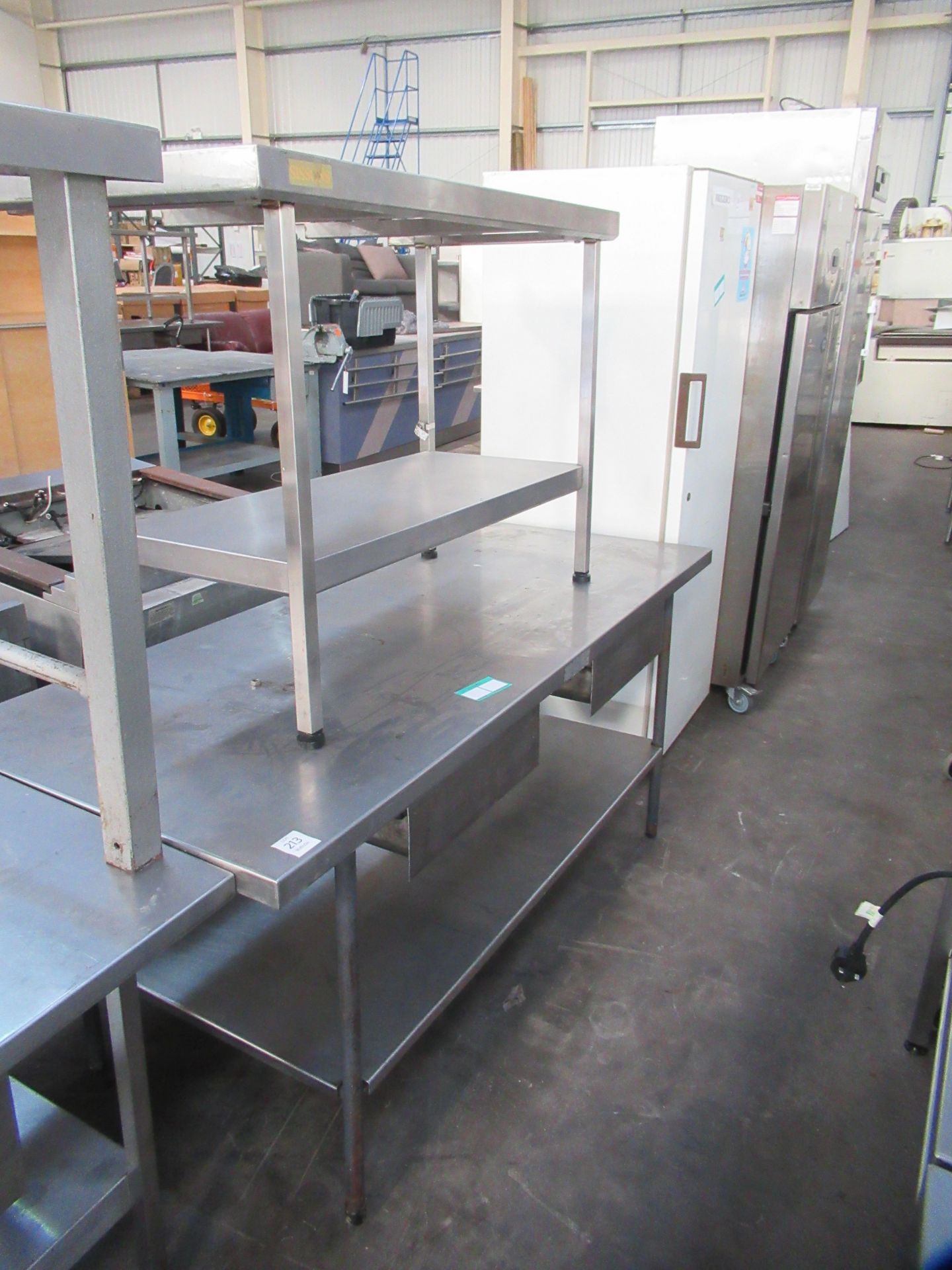2x Commercial Catering Prep Tables