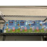 A Large Qty of Peppa Pig Board Games, and 5x Sets of Crayola Washable Finger Paint