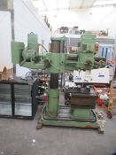 Cincinnati Bickford Radial Arm Drill with Machine Block